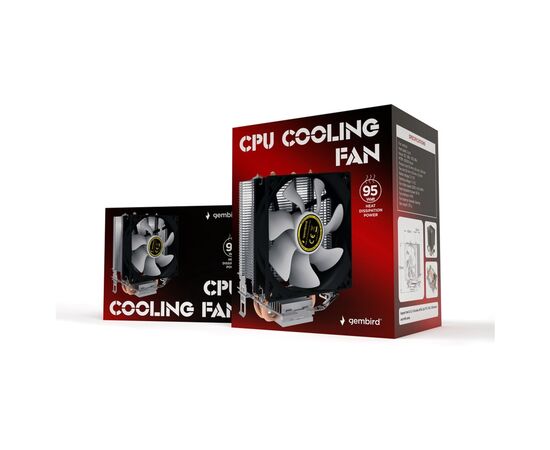 Кулер для процессора Gembird CPU-HURACAN-X60, изображение 7 Кулер для процессора Gembird CPU-HURACAN-X60, изображение 7