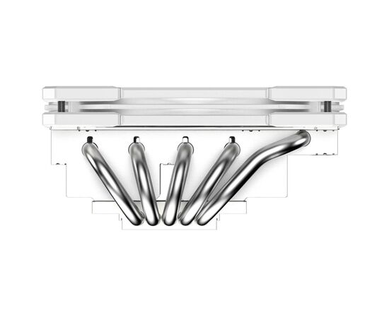 Кулер для процессора ID-Cooling IS-55 ARGB White, изображение 4 Кулер для процессора ID-Cooling IS-55 ARGB White, изображение 4