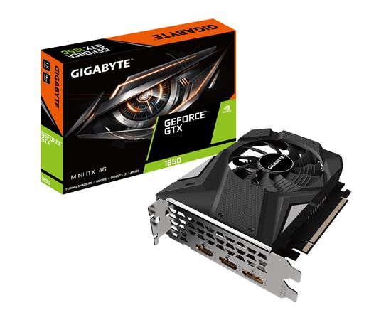 Видеокарта GIGABYTE GeForce GTX1650 4096Mb MINI ITX (GV-N1650IX-4GD), изображение 6 Видеокарта GIGABYTE GeForce GTX1650 4096Mb MINI ITX (GV-N1650IX-4GD), изображение 6