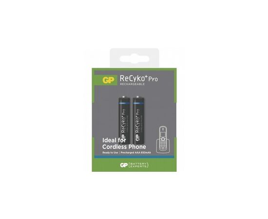 Акумулятор Gp AAA 65AAAHCCNC-GB2 ReCyko+Pro 650 mAh * 2 (65AAAHCCNC / 4891199140686)