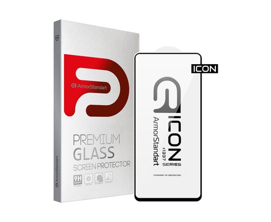 Скло захисне Armorstandart Icon Xiaomi 12T / 12T Pro / Poco X5 Pro 5G Black (ARM62810)