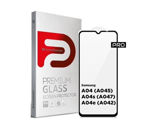 Стекло защитное Armorstandart Pro Samsung A04 / A04s / A04e / M04 / F04 Black (ARM63891)