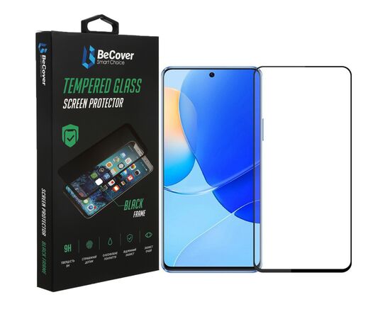 Стекло защитное BeCover Huawei Nova 9 SE Black (708139)