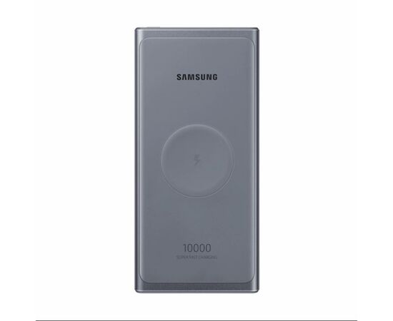 Батарея универсальная Samsung EB-U3300, 10000mAh, 25W, FC, USB Type-C, Wirel. Char. Gray (EB-U3300XJRGRU), изображение 2 Батарея универсальная Samsung EB-U3300, 10000mAh, 25W, FC, USB Type-C, Wirel. Char. Gray (EB-U3300XJRGRU), изображение 2