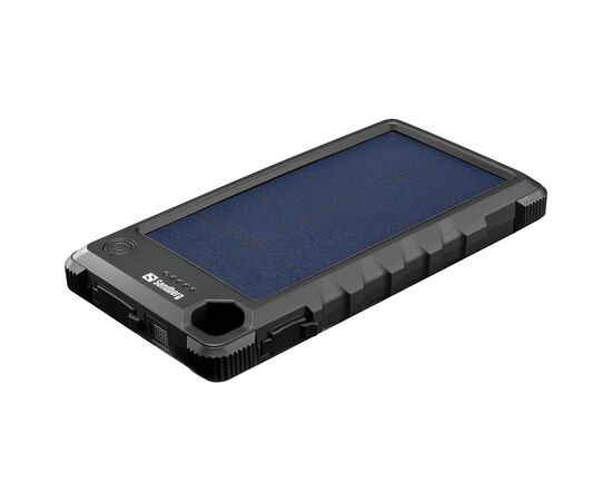 Батарея универсальная Sandberg 10000mAh, Outdoor IP66, Solar Panel 5V/300mA, USB-C, Micro-USB, USB-A, 5V/3A Max (420-53)