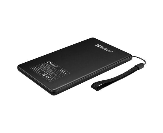 Батарея универсальная Sandberg 10000mAh, Urban, Solar Panel 5V/450mA, PD/18W, Q.C/3.0, USB-C, Micro-USB, USB-A (420-54), изображение 2 Батарея универсальная Sandberg 10000mAh, Urban, Solar Panel 5V/450mA, PD/18W, Q.C/3.0, USB-C, Micro-USB, USB-A (420-54), изображение 2