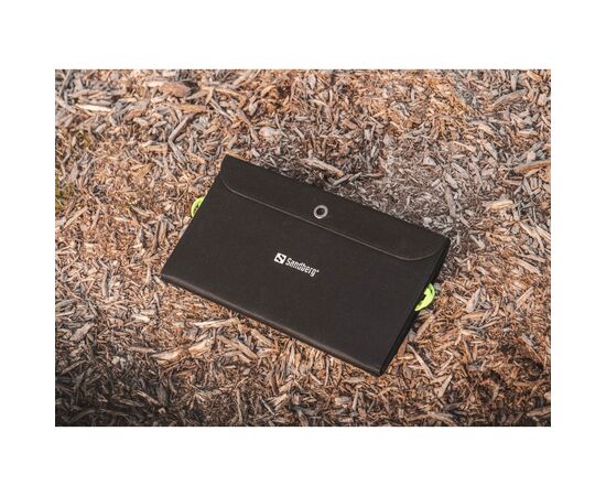 Батарея универсальная Sandberg 10000mAh, Solar Charger 21W, PD/18W, QC/3.0, USB-C, USB-A*2 (420-55), изображение 4 Батарея универсальная Sandberg 10000mAh, Solar Charger 21W, PD/18W, QC/3.0, USB-C, USB-A*2 (420-55), изображение 4