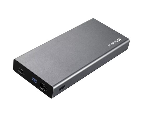 Батарея універсальна Sandberg 20000mAh, PD/88W+12W, USB-C, USB-A output: 5V/2.4A (12W max) (420-52)