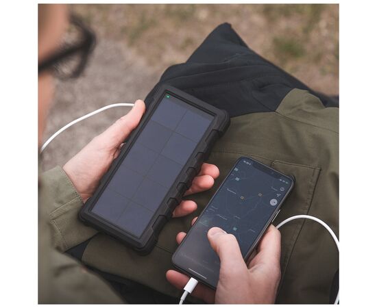 Батарея универсальная Sandberg 24000mAh, Outdoor, Solar panel:2W/400mA, flashlight, QC/3.0, USB-C, USB-A (420-38), изображение 2 Батарея универсальная Sandberg 24000mAh, Outdoor, Solar panel:2W/400mA, flashlight, QC/3.0, USB-C, USB-A (420-38), изображение 2