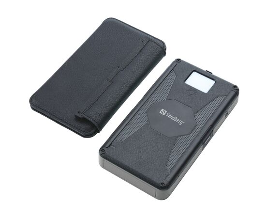Батарея универсальная Sandberg 20000mAh, Solar 6-Panel/7.5W, USB-C output(20W), USB-A*2/(18W Max) (420-73), изображение 4 Батарея универсальная Sandberg 20000mAh, Solar 6-Panel/7.5W, USB-C output(20W), USB-A*2/(18W Max) (420-73), изображение 4