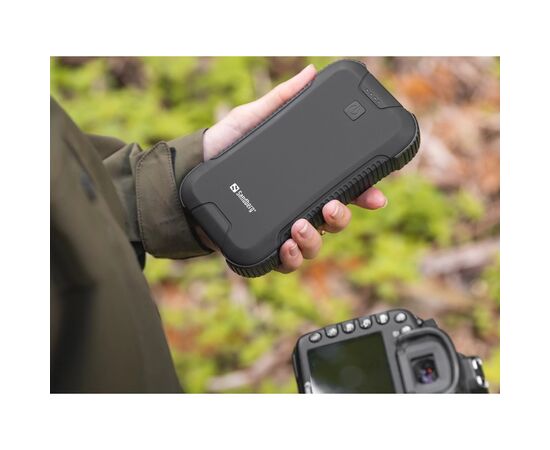 Батарея универсальная Sandberg 30000mAh, PD/45W, QC/3.0, USB-C, USB-A*3, 8 LED flashlight (420-48), изображение 3 Батарея универсальная Sandberg 30000mAh, PD/45W, QC/3.0, USB-C, USB-A*3, 8 LED flashlight (420-48), изображение 3
