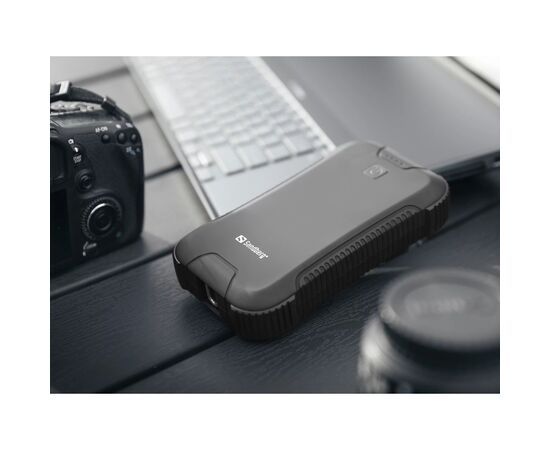 Батарея универсальная Sandberg 30000mAh, PD/45W, QC/3.0, USB-C, USB-A*3, 8 LED flashlight (420-48), изображение 4 Батарея универсальная Sandberg 30000mAh, PD/45W, QC/3.0, USB-C, USB-A*3, 8 LED flashlight (420-48), изображение 4