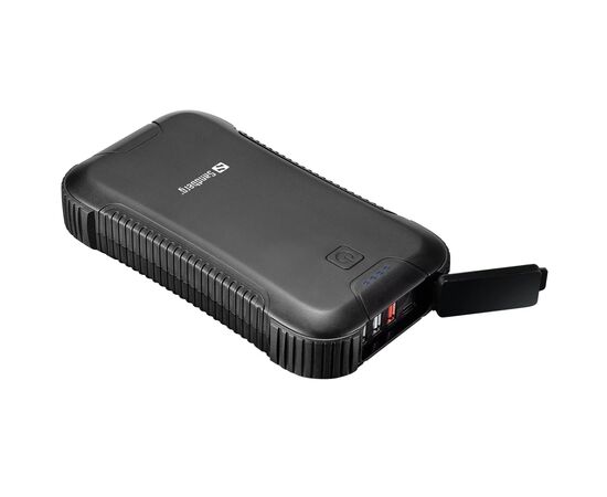 Батарея универсальная Sandberg 30000mAh, PD/45W, QC/3.0, USB-C, USB-A*3, 8 LED flashlight (420-48)