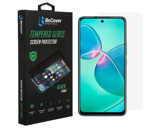 Скло захисне BeCover Infinix HOT 12 Play NFC (X6816D) 3D Crystal Clear Glass (708089)