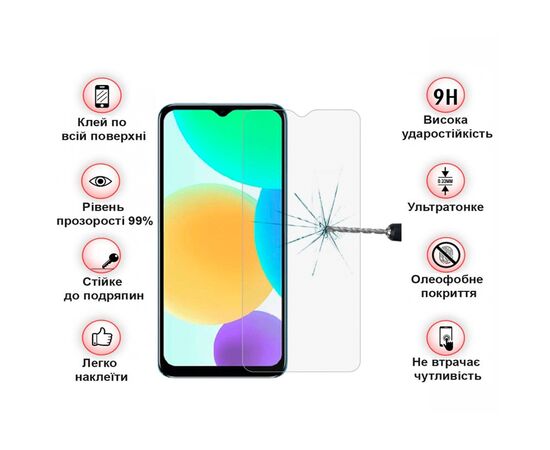 Стекло защитное BeCover Infinix Smart 6 (X6511B) 3D Crystal Clear Glass (708090), изображение 3 Стекло защитное BeCover Infinix Smart 6 (X6511B) 3D Crystal Clear Glass (708090), изображение 3
