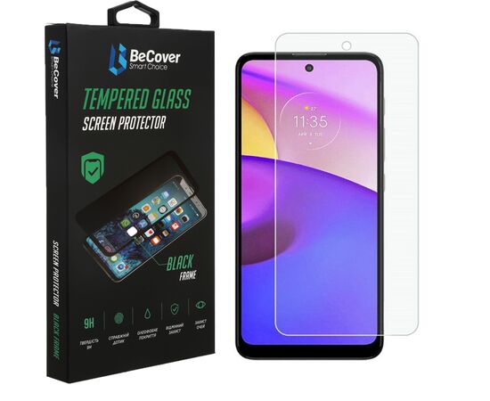 Стекло защитное BeCover Motorola Moto E30 / E40 3D Crystal Clear Glass (708092)