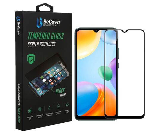 Скло захисне BeCover Poco C40 Black (708170)