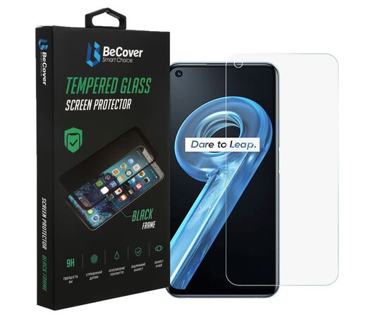Стекло защитное BeCover Realme 9i 3D Crystal Clear Glass (708128)
