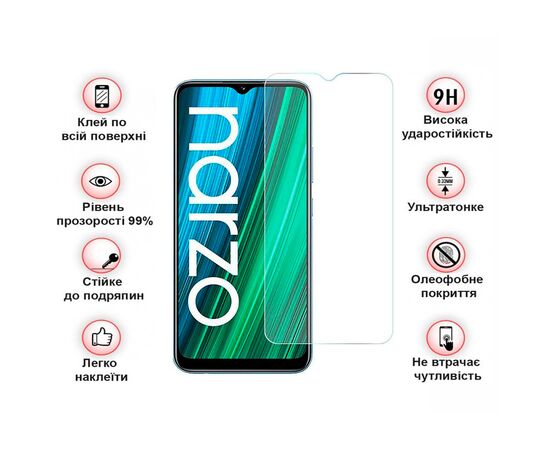 Стекло защитное BeCover Realme Narzo 50A 3D Crystal Clear Glass (708127), изображение 3 Стекло защитное BeCover Realme Narzo 50A 3D Crystal Clear Glass (708127), изображение 3