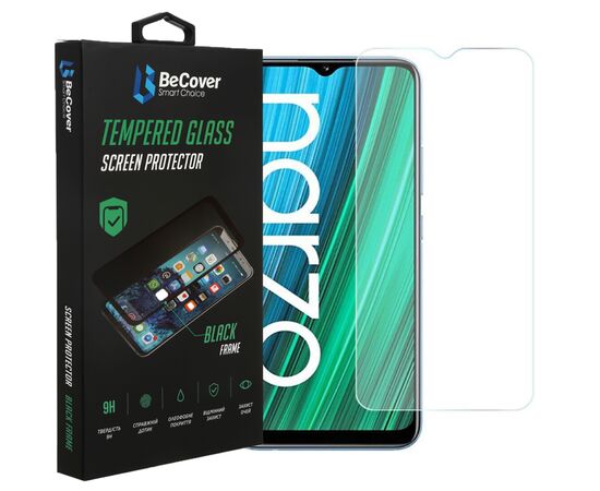 Стекло защитное BeCover Realme Narzo 50A 3D Crystal Clear Glass (708127)