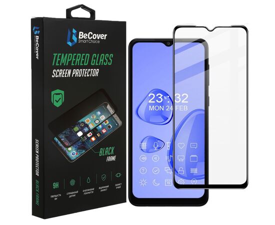 Стекло защитное BeCover Samsung Galaxy A04 SM-A045 / A04s SM-A047 / A04e SM-A042 Black (708137)