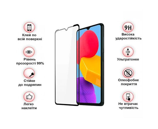 Скло захисне BeCover Samsung Galaxy M13 SM-M135 Black (708150), зображення 3 Скло захисне BeCover Samsung Galaxy M13 SM-M135 Black (708150), зображення 3
