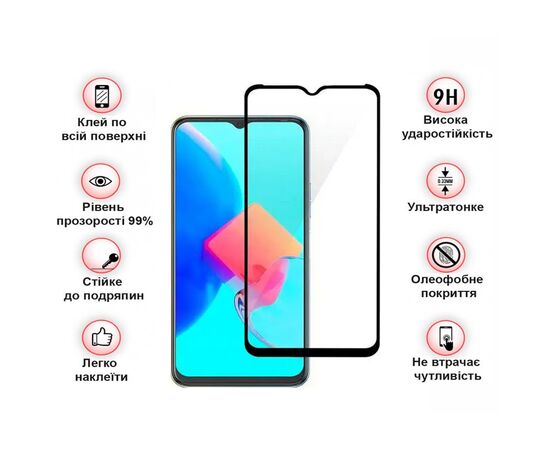 Скло захисне BeCover Tecno Spark 8C (KG5n) Black (708161), зображення 3