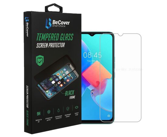 Стекло защитное BeCover Tecno Spark 9 Pro (KH7n) 3D Crystal Clear Glass (708135)