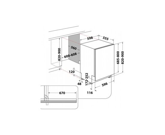 Посудомийна машина Hotpoint-Ariston HIS3010, зображення 7 Посудомийна машина Hotpoint-Ariston HIS3010, зображення 7