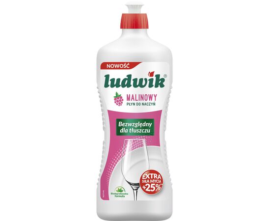 Средство для ручного мытья посуды Ludwik Малина 900 г (5900498028201)