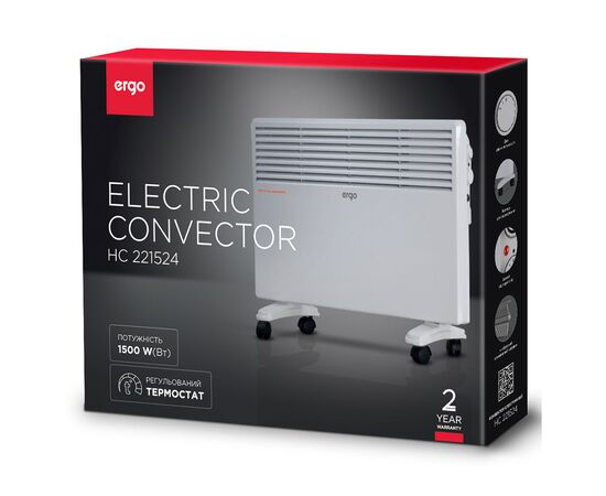 Обогреватель Ergo HC 221524, изображение 8 Обогреватель Ergo HC 221524, изображение 8