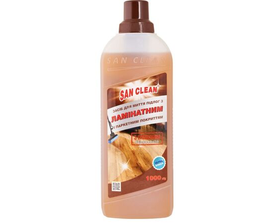 Засіб для миття підлоги San Clean для паркету та ламінату 1 кг (4820003541661)