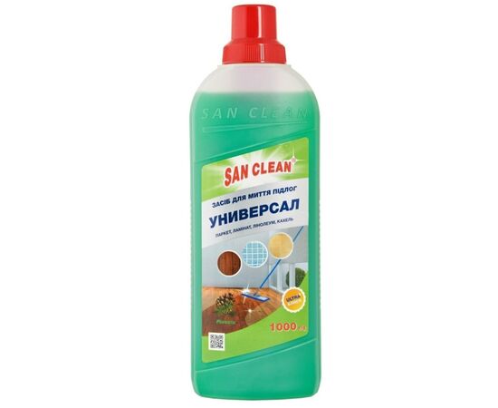 Засіб для миття підлоги San Clean універсал Хвоя 1 кг (4820003543818)