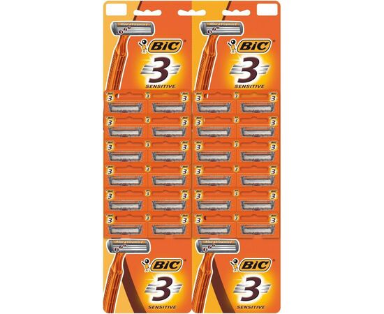 Бритва Bic 3 Sensitive 24 шт. (3086126693231)