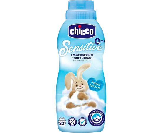 Кондиціонер для білизни Chicco Sensitive Sweet Talcum пом'якшувач тканин 750 мл (8058664103126)