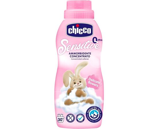 Кондиціонер для білизни Chicco Sensitive Delicate Flowers пом'якшувач тканин 750 мл (8058664122462)