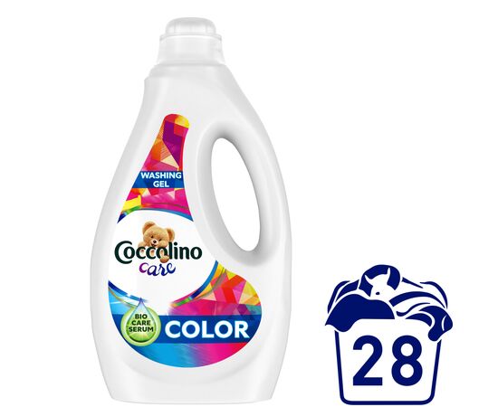 Гель для стирки Coccolino Care для цветных вещей 1.12 л (8720181019388), изображение 2 Гель для стирки Coccolino Care для цветных вещей 1.12 л (8720181019388), изображение 2