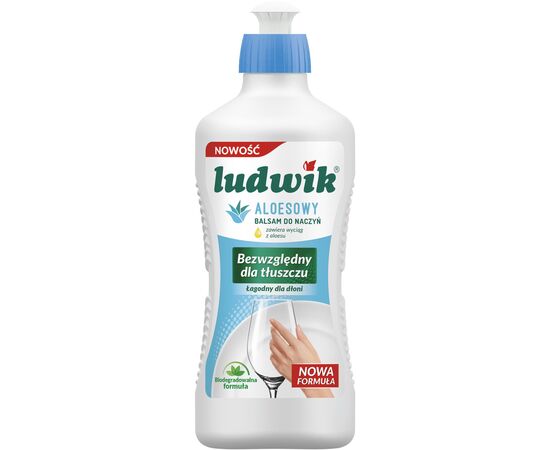 Средство для ручного мытья посуды Ludwik Алоэ 450 г (5900498028164)