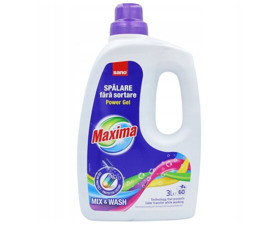 Гель для прання Sano Mix & Wash концентрований 3 л (7290107280570)
