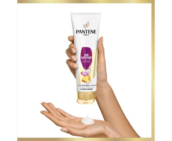 Кондиционер для волос Pantene Pro-V Питательный коктейль Объемные и крепкие 275 мл (8006540416716), изображение 5 Кондиционер для волос Pantene Pro-V Питательный коктейль Объемные и крепкие 275 мл (8006540416716), изображение 5