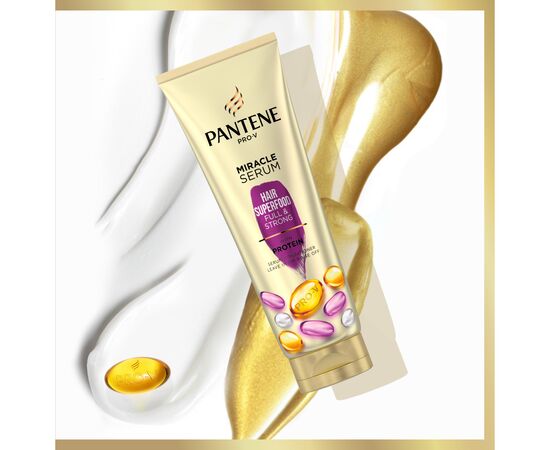 Кондиціонер для волосся Pantene Pro-V Miracle Serum Поживний коктейль Об'ємне та міцне 200 мл (8001090856005), зображення 7