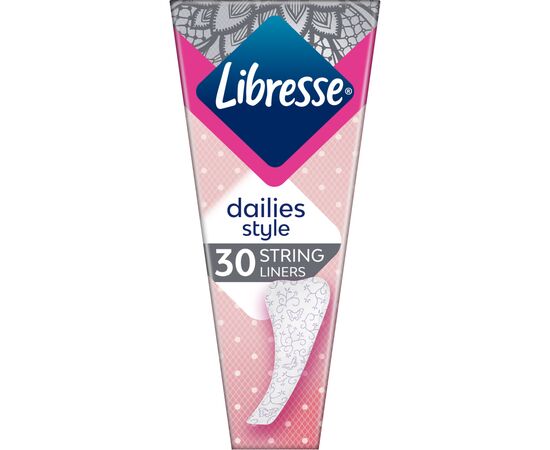 Ежедневные прокладки Libresse Daily Fresh String 30 шт. (7310791193892)