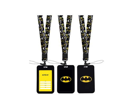 Бейдж Kite слайдер DC Comics, чорний (DC22-450)