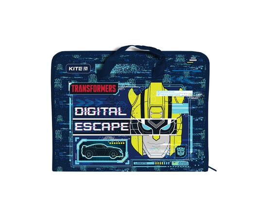Папка - портфель Kite A4 на молнии Transformers, 1 отделение (TF22-202)