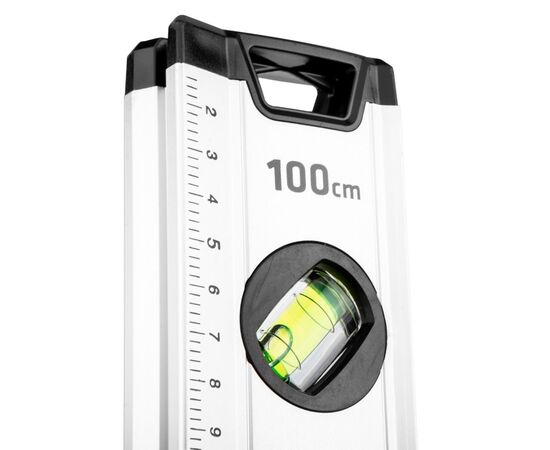 Уровень Neo Tools алюминиевый, 100 см, 5 капсул (71-124), изображение 6 Уровень Neo Tools алюминиевый, 100 см, 5 капсул (71-124), изображение 6