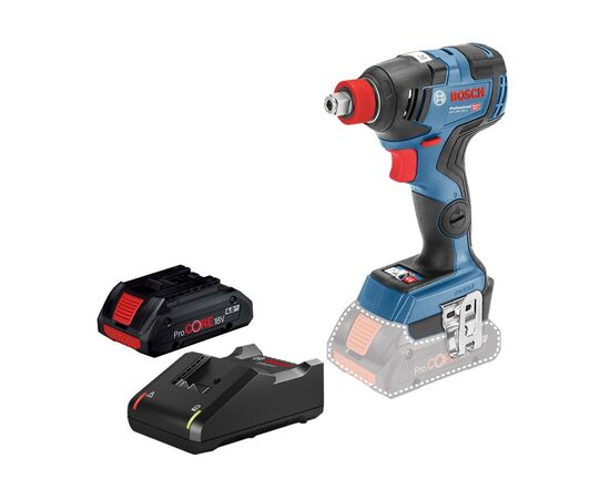 Гайковерт Bosch GDX 18V-200 C, 18В, 4.0Ah (0.615.990.M46)