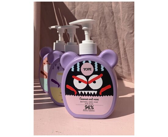 Детское мыло Yope Coconut Mint, 400 мл (5900168908437), изображение 4 Детское мыло Yope Coconut Mint, 400 мл (5900168908437), изображение 4