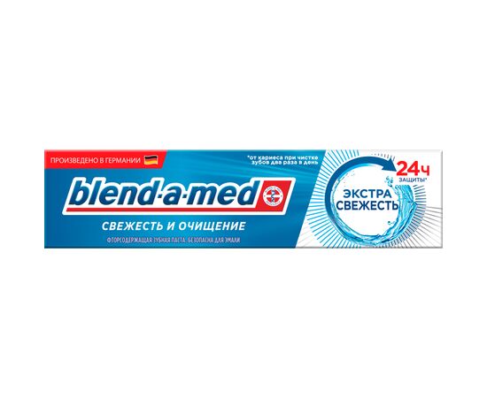 Зубная паста Blend-a-med Свежесть и очищение Экстра свежесть 75 мл (8006540372692), изображение 2 Зубная паста Blend-a-med Свежесть и очищение Экстра свежесть 75 мл (8006540372692), изображение 2