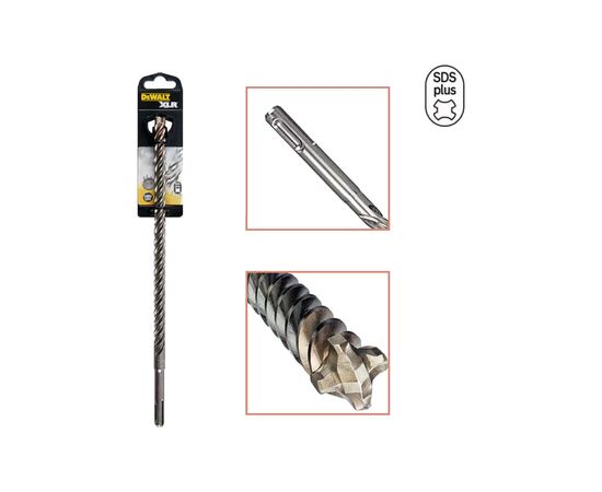 Бур DeWALT SDS-Plus, XLR, 4 кромки, 14x200x150 мм (DT8939)