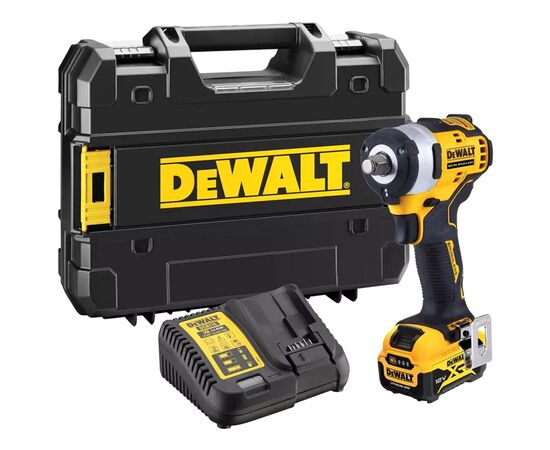 Гайковерт DeWALT 12 В XR Li-lon, 338 Нм, 1 АКБ и ЗУ, кейс TSTAK (DCF901P1)
